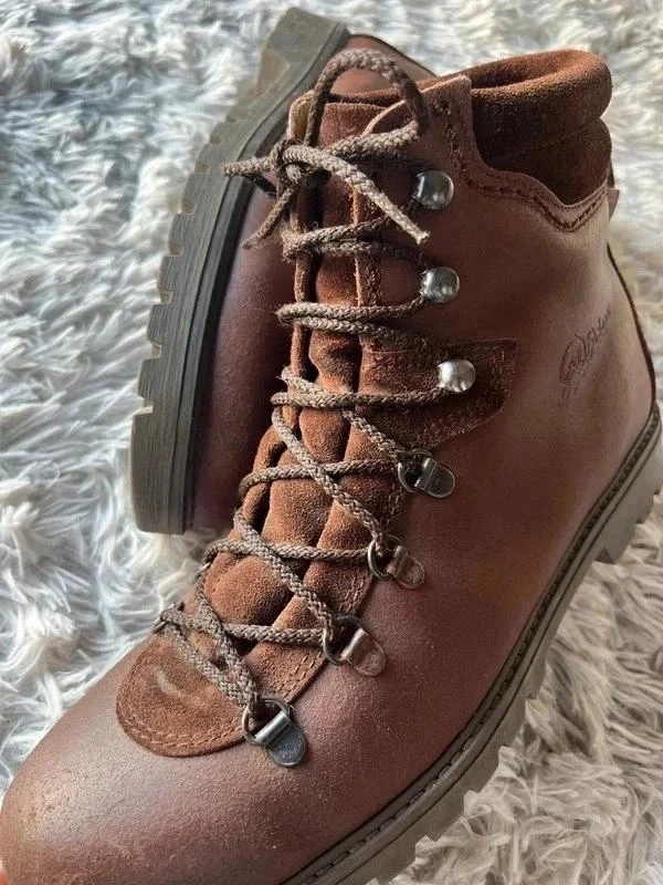 Botas Vintage de Senderismo de Cuero Marrón con Cordones Talla 41EU – photo 5